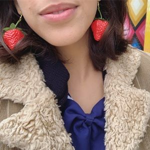 Jewelry - Strawberry π dangle earnings Jewelry - Strawberry π dangle earnings